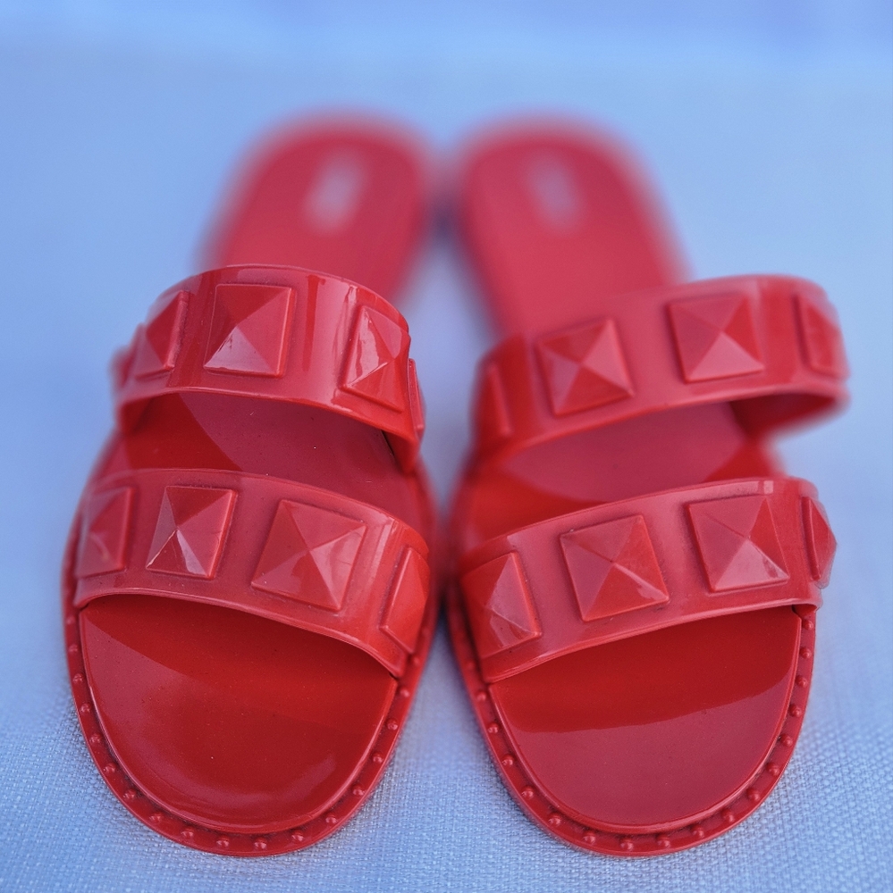 Melissa Womens Lucy Slide AD Flat Sandal